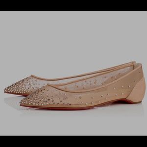 NWT - Christian Louboutin Follies Strauss Flats